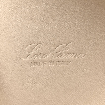 Loro Piana Grained Calfskin L19 Extra Pocket Pouch Whisper White 6 of 14