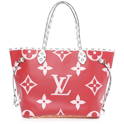 Louis Vuitton Monogram Giant Neverfull MM Rouge 1 of 10