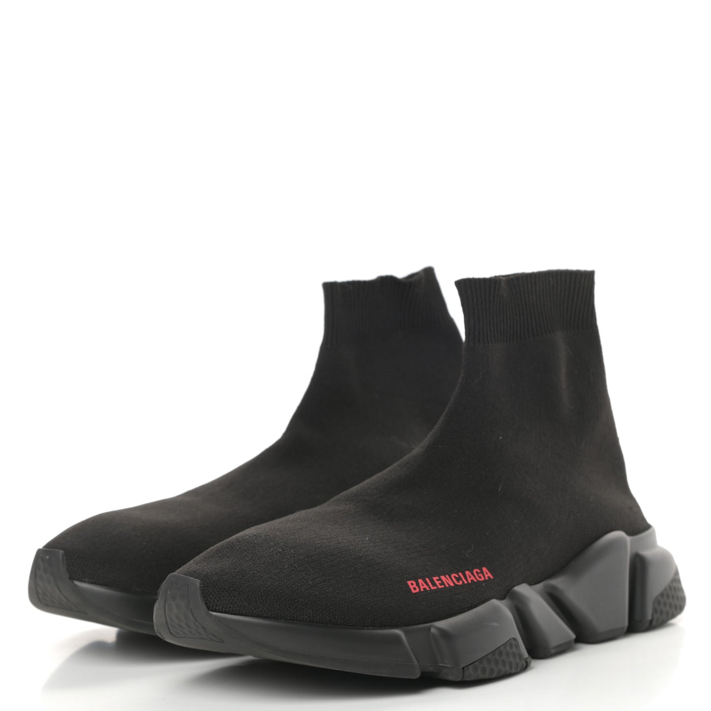 Neoprene Knit Mens Speed Sneakers 42 Black