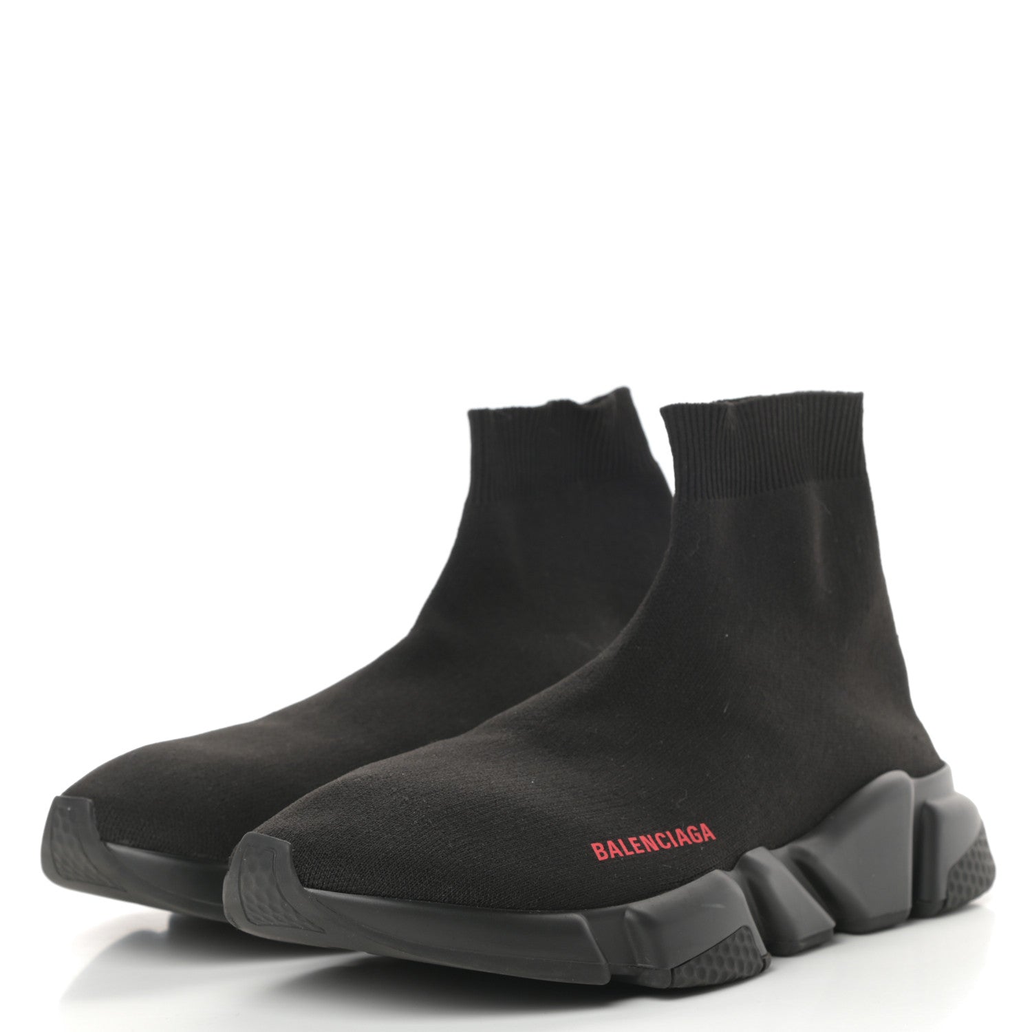 Balenciaga Neoprene Knit Mens Speed Sneakers 42 Black 3 of 8