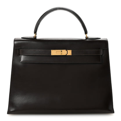 Hermes Box Kelly Sellier 32 Chocolate 1 of 10