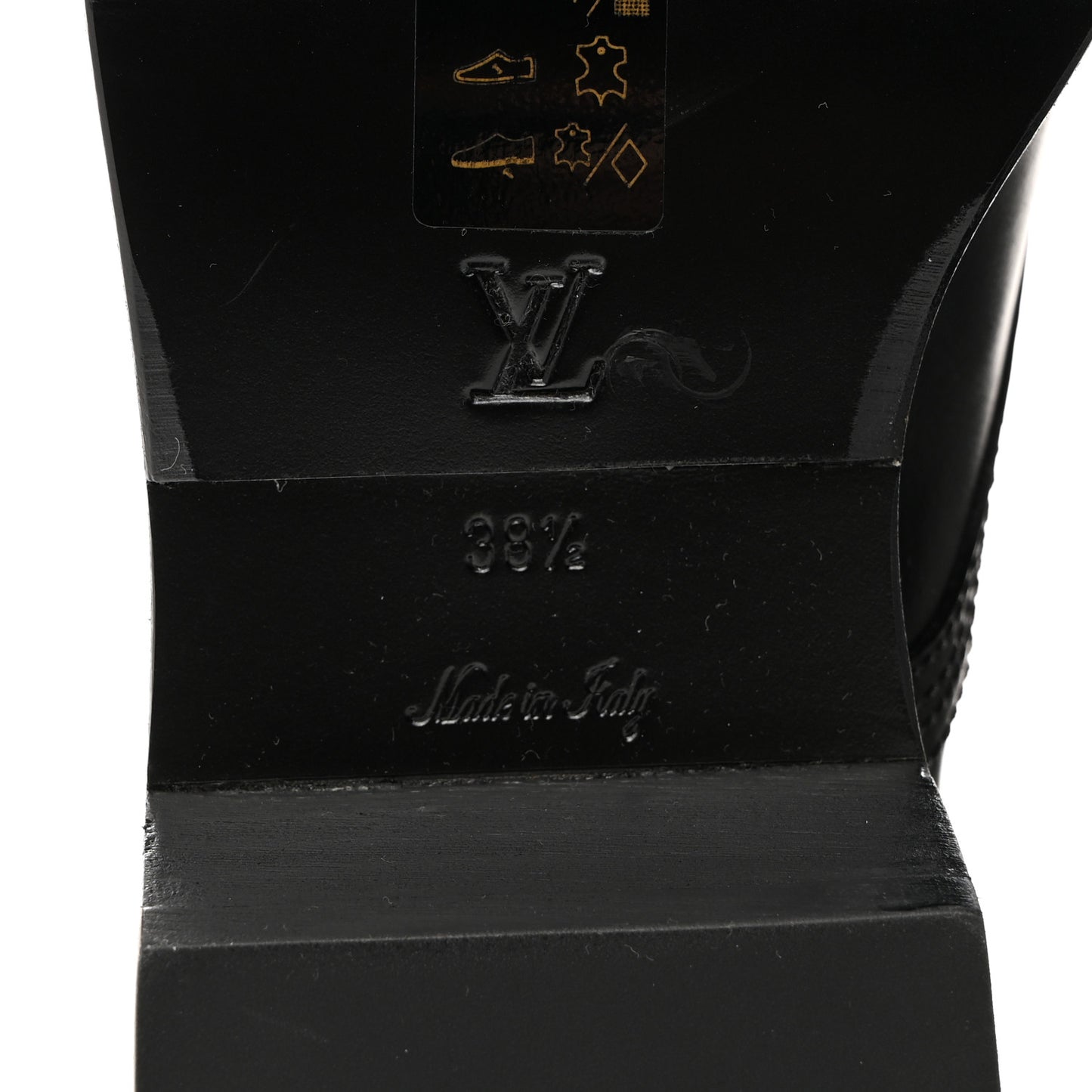 Calfskin Monogram Metropolis Flat Ranger Boots 38.5 Black