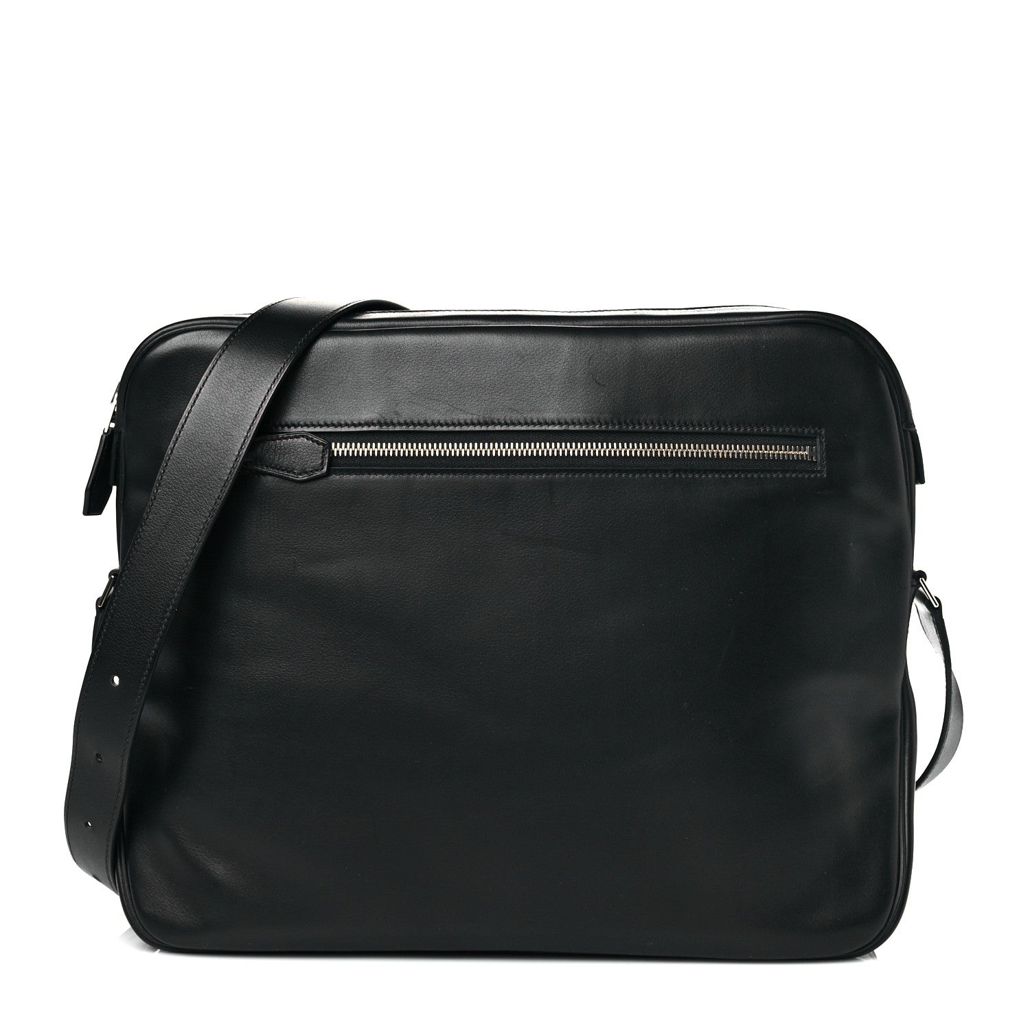 Hermes Evergrain Hebdo Reporter Document Holder Black 1 of 9