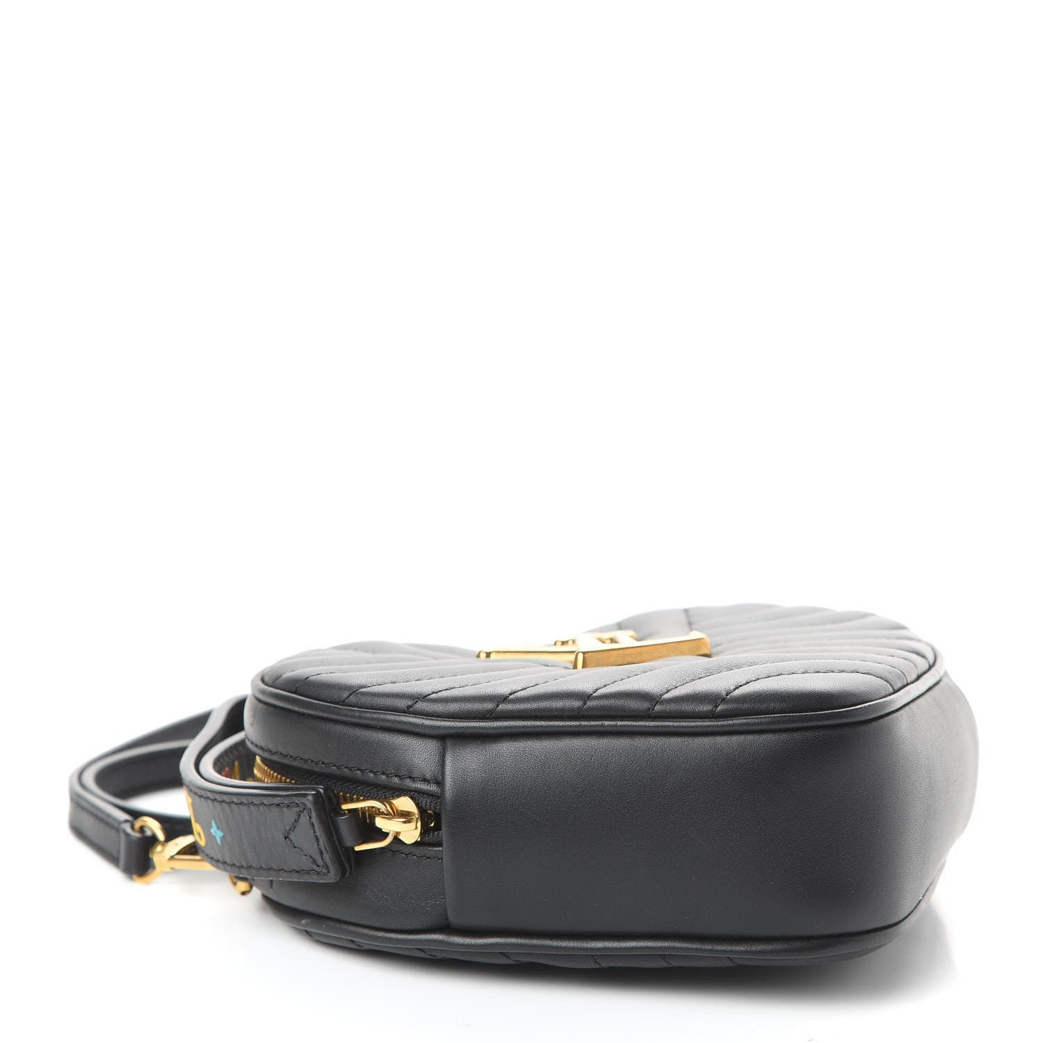 Louis Vuitton Calfskin New Wave Heart Bag Black 4 of 8