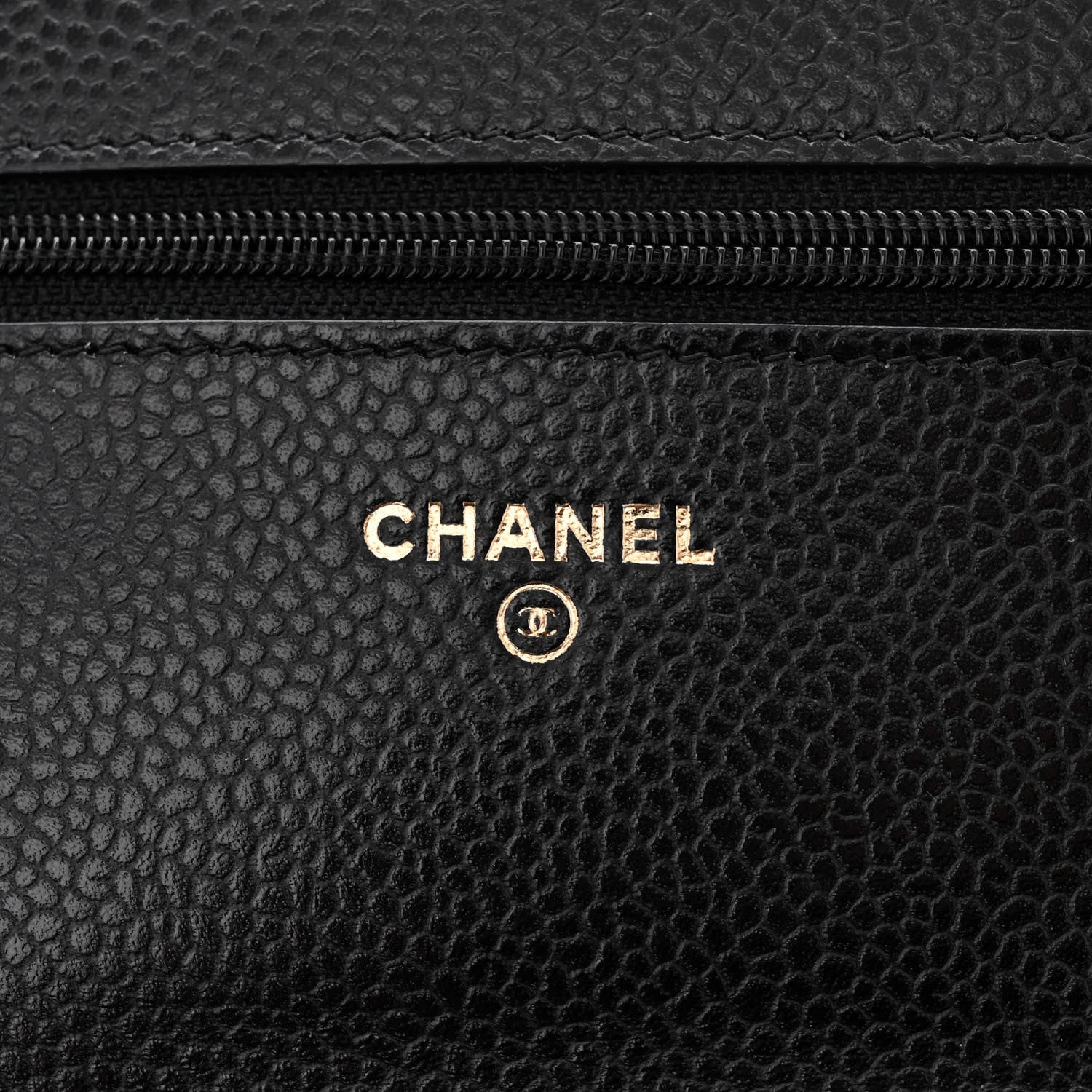Chanel Caviar Quilted Wallet on Chain WOC Black 6 of 13