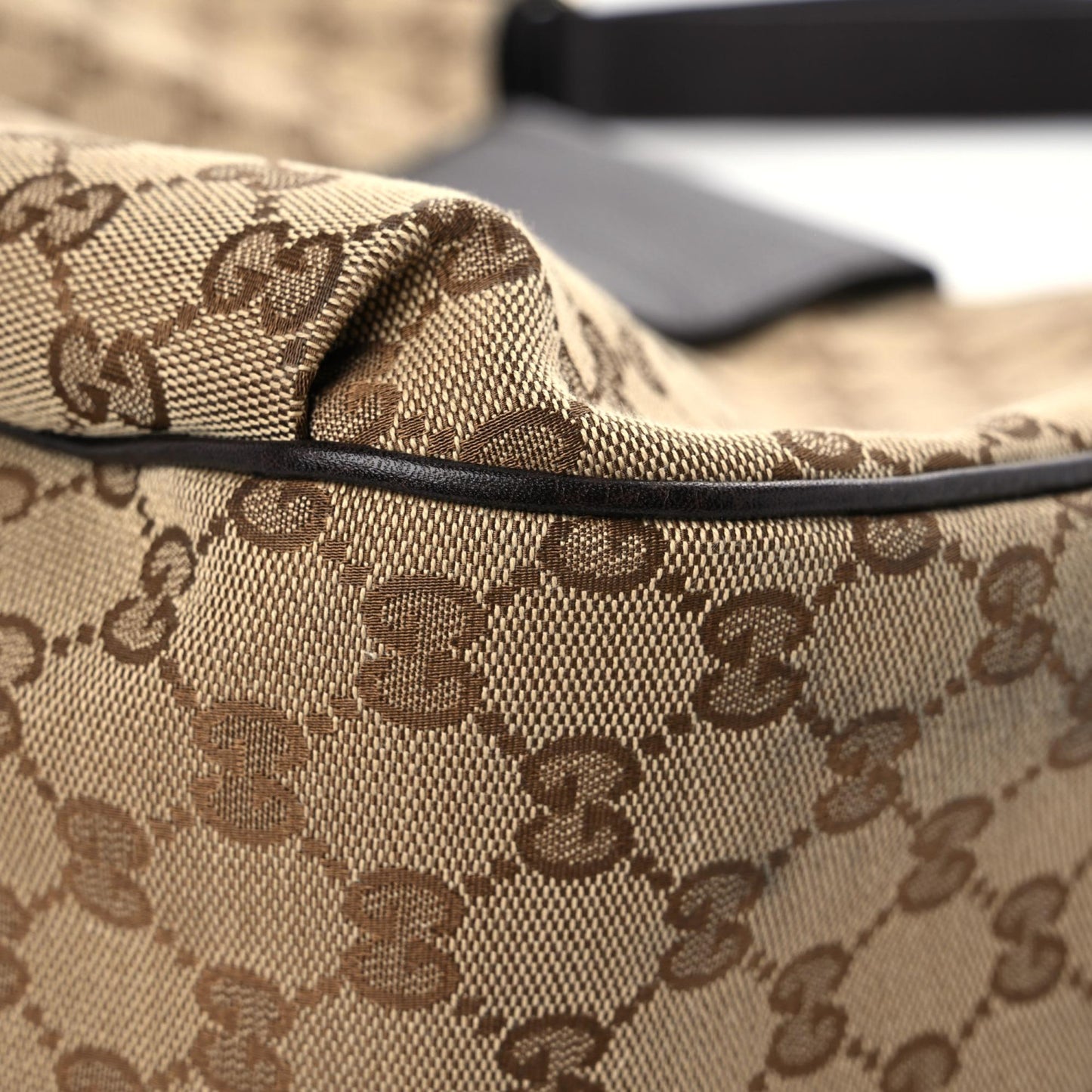 Monogram Web Medium Dressage Hobo Dark Brown