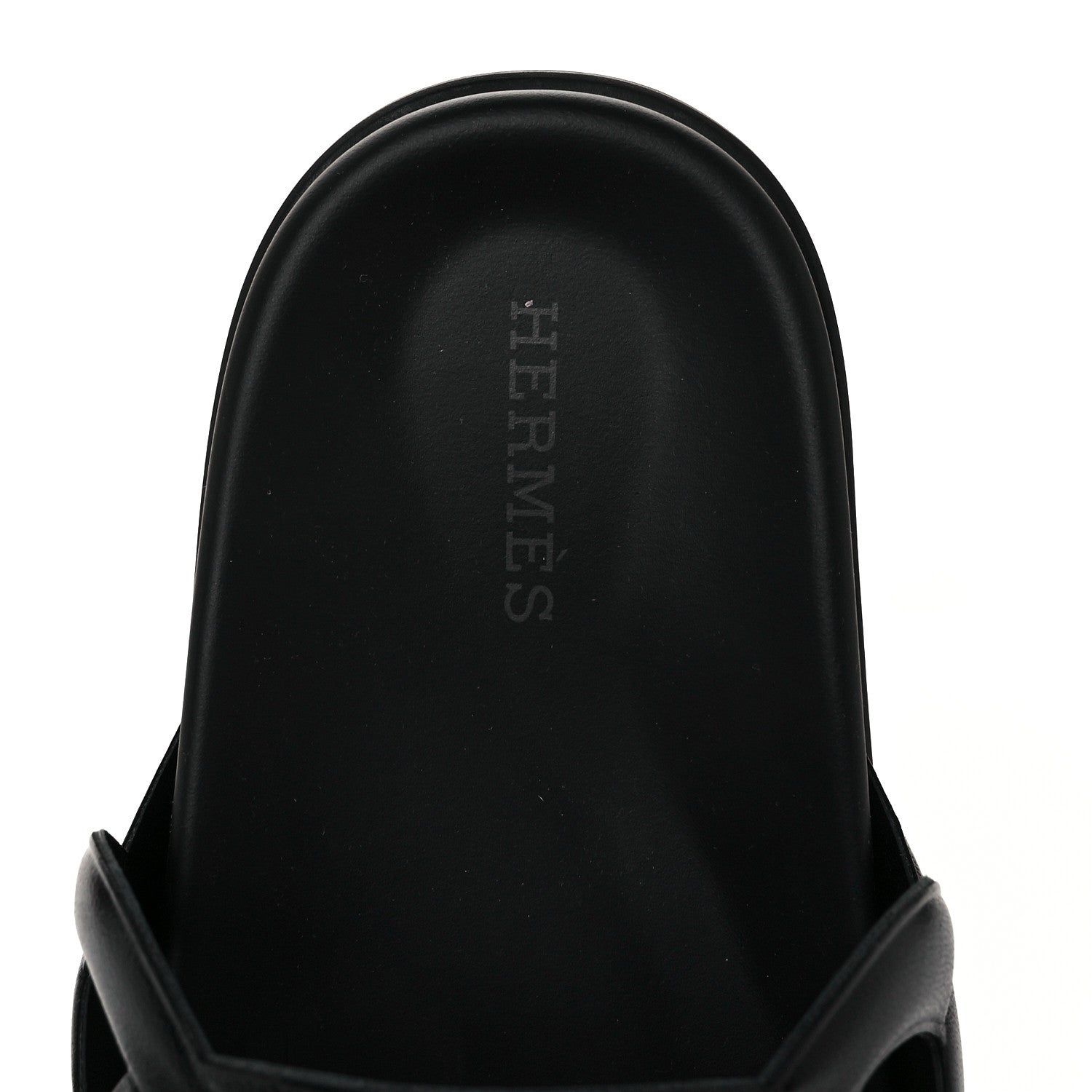 Hermes Nappa Womens Extra Sandals 35.5 Black 7 of 9