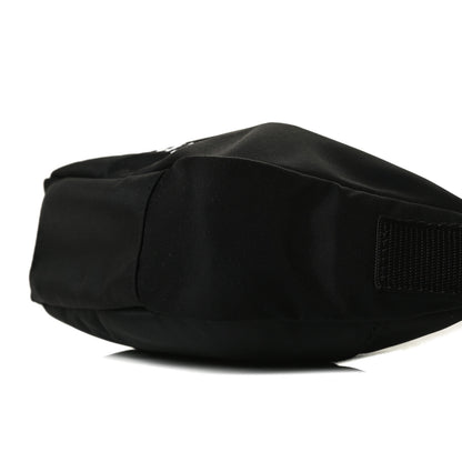Balenciaga Recycled Sport Nylon Logo Embroidered Wheel Sling Bag Black White 10 of 12