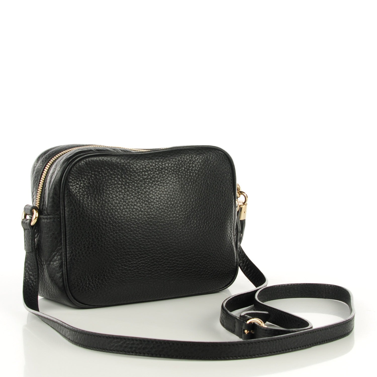 Gucci Pebbled Calfskin Small Soho Disco Bag Black 3 of 7