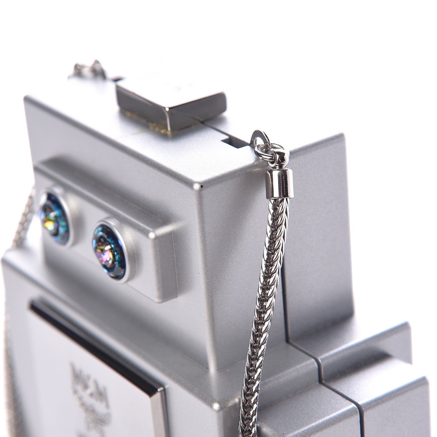 MCM Perspex Roboter Series Clutch Bag Silver 11 of 29