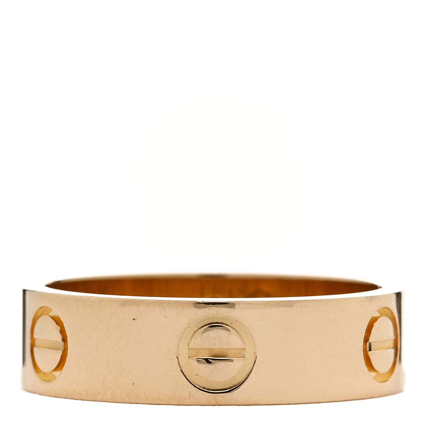 Cartier 18K Yellow Gold 5.5mm LOVE Ring 56 7.5 1 of 5