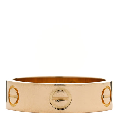 Cartier 18K Yellow Gold 5.5mm LOVE Ring 56 7.5 1 of 5