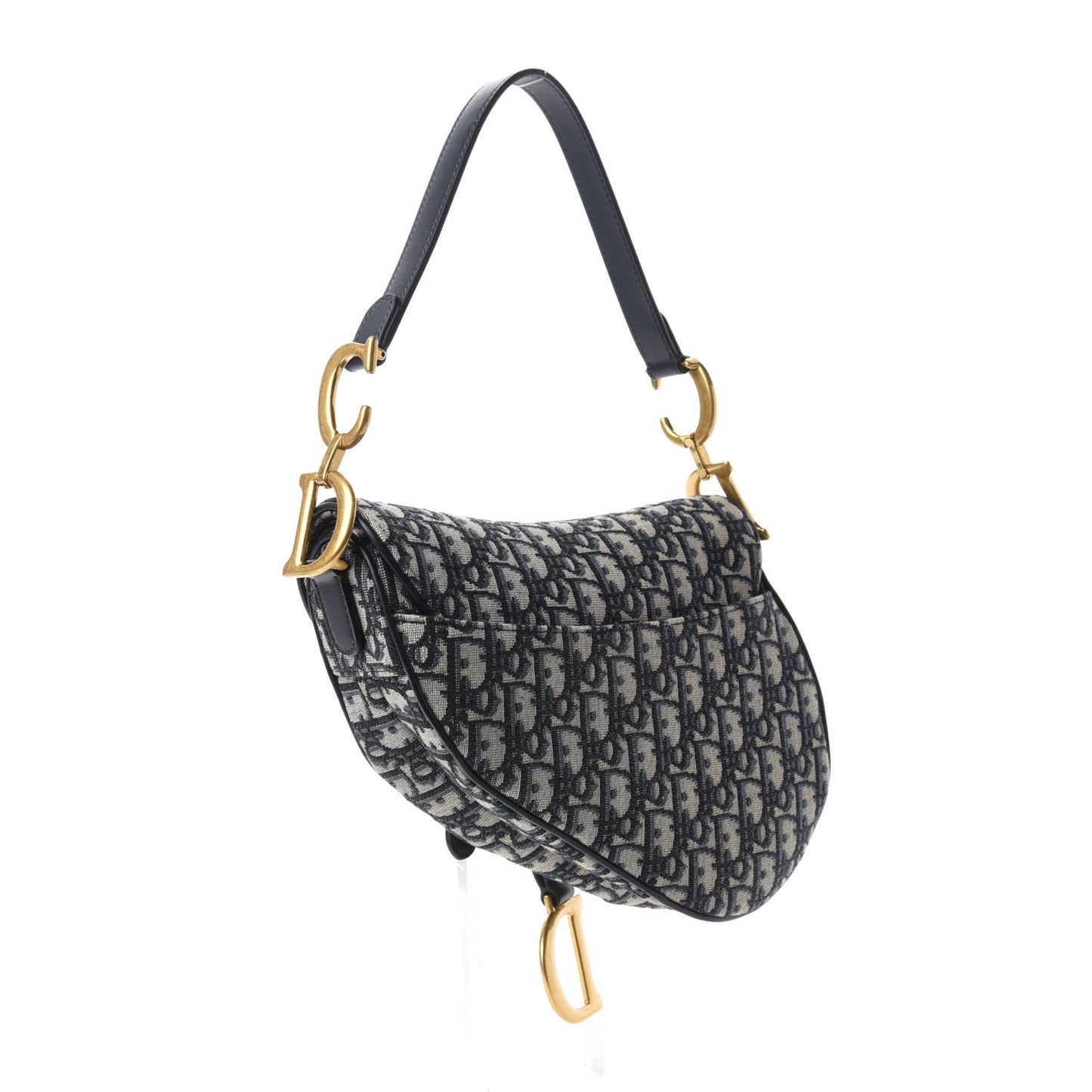 Oblique Saddle Bag Blue