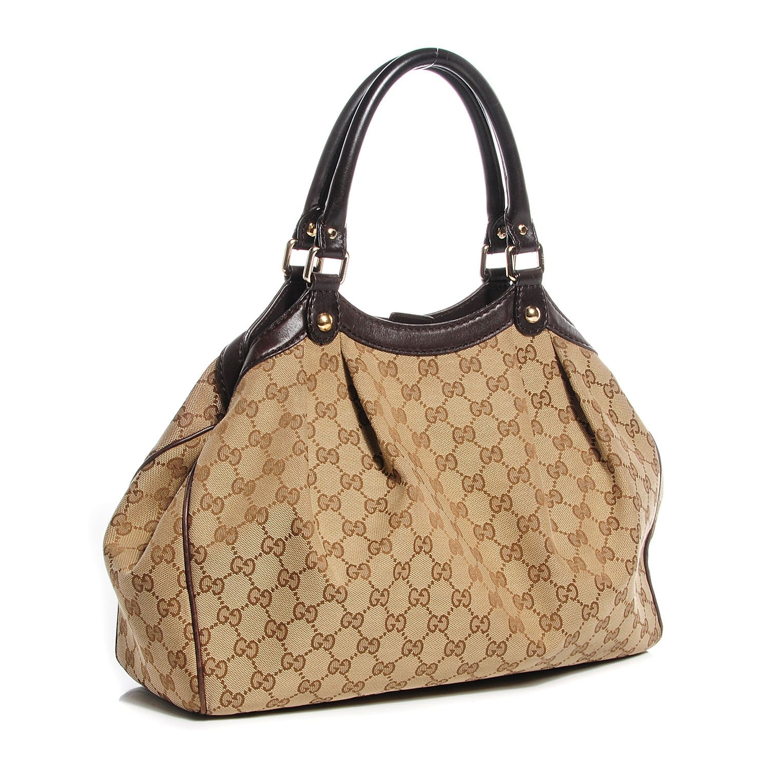 Gucci Monogram Medium Sukey Tote Dark Brown 3 of 7