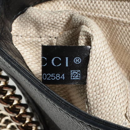 Gucci Pebbled Calfskin Small Soho Flap Crossbody Black 9 of 9