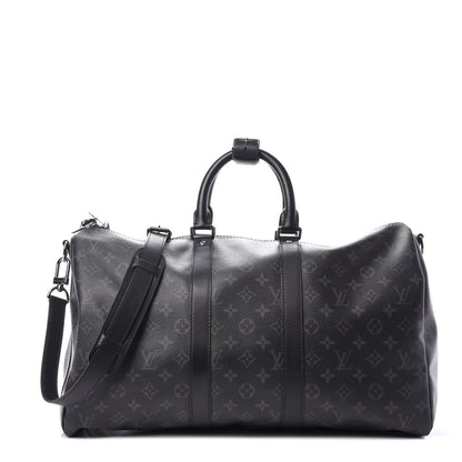 Louis Vuitton Monogram Eclipse Keepall Bandouliere 45 1 of 9