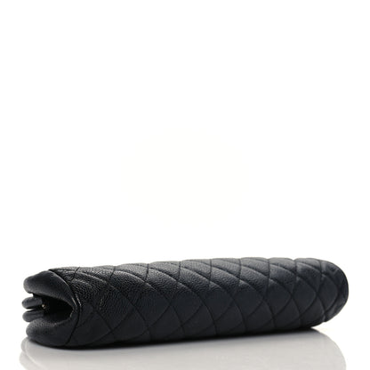 Chanel Caviar Quilted Timeless Clutch Black 4 of 13