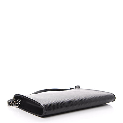 Louis Vuitton Epi Pochette Accessories 24 Black 3 of 6