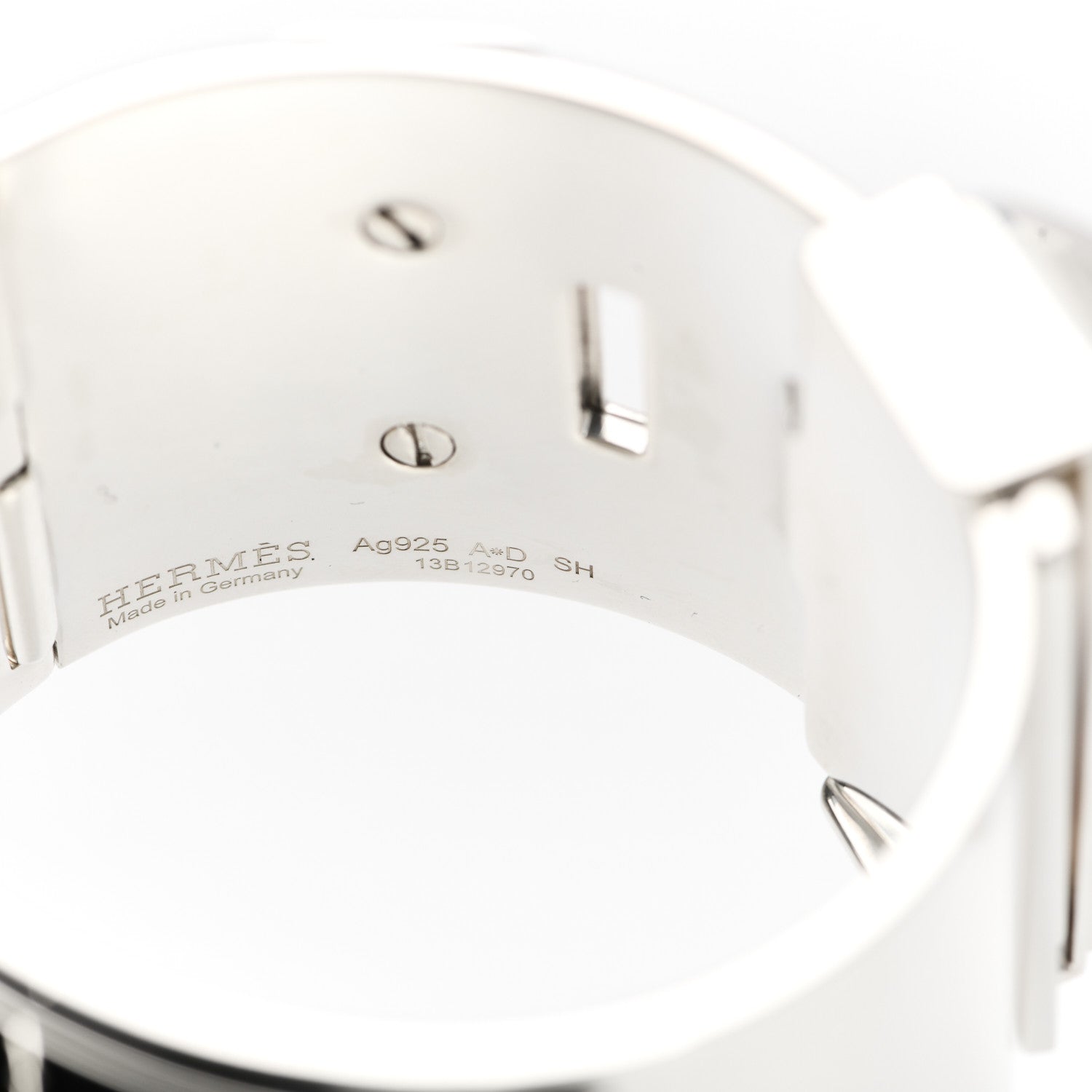Hermes Sterling Silver Collier De Chien Bracelet SH 4 of 7