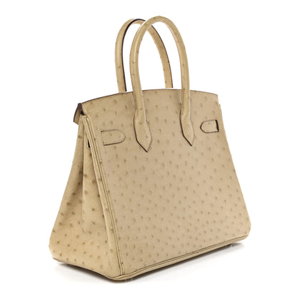 Hermes Ostrich Birkin 30 Parchemin 3 of 10