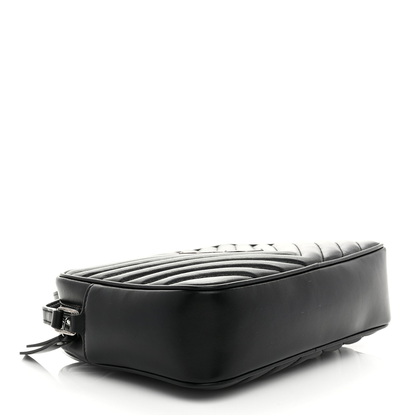 Calfskin Matelasse Monogram Lou Camera Bag Black