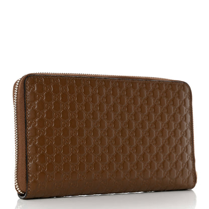 Gucci Microguccissima Large Zip Around Organizer Wallet Acero 3 of 8