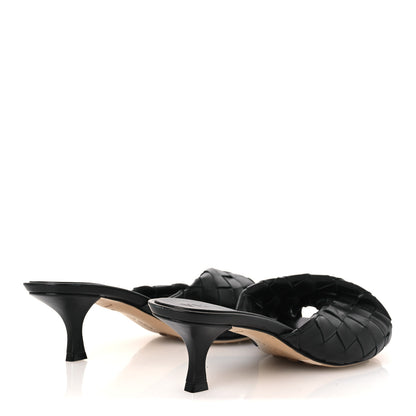 Bottega Veneta Nappa Intrecciato Blink Mule Sandals 39.5 Black 5 of 10