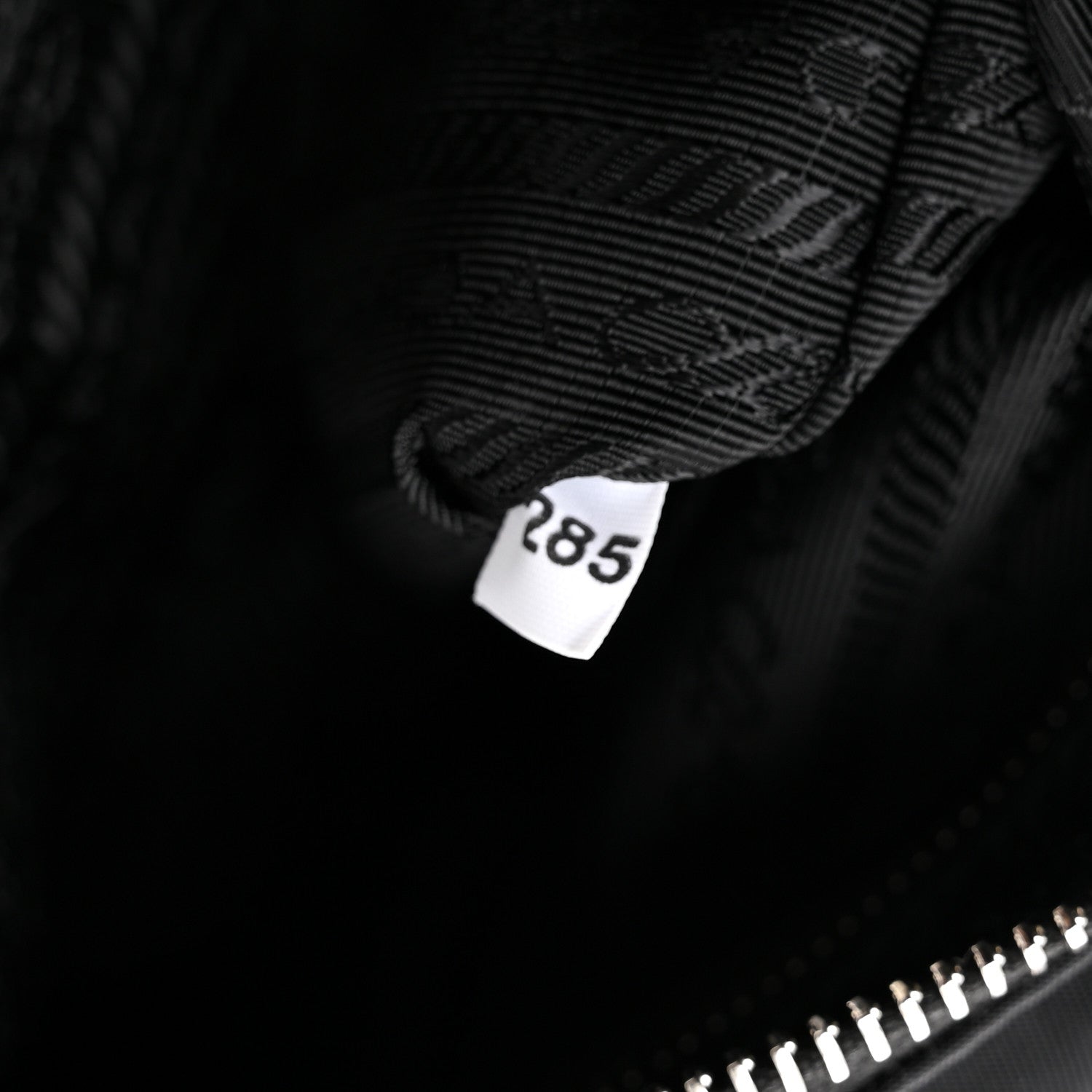Prada Tessuto Nylon Saffiano Mini Re-Edition 2000 Bag Black 7 of 11