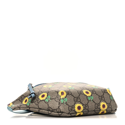 Gucci GG Supreme Monogram Sunflower Childrens Belt Bag 4 of 10