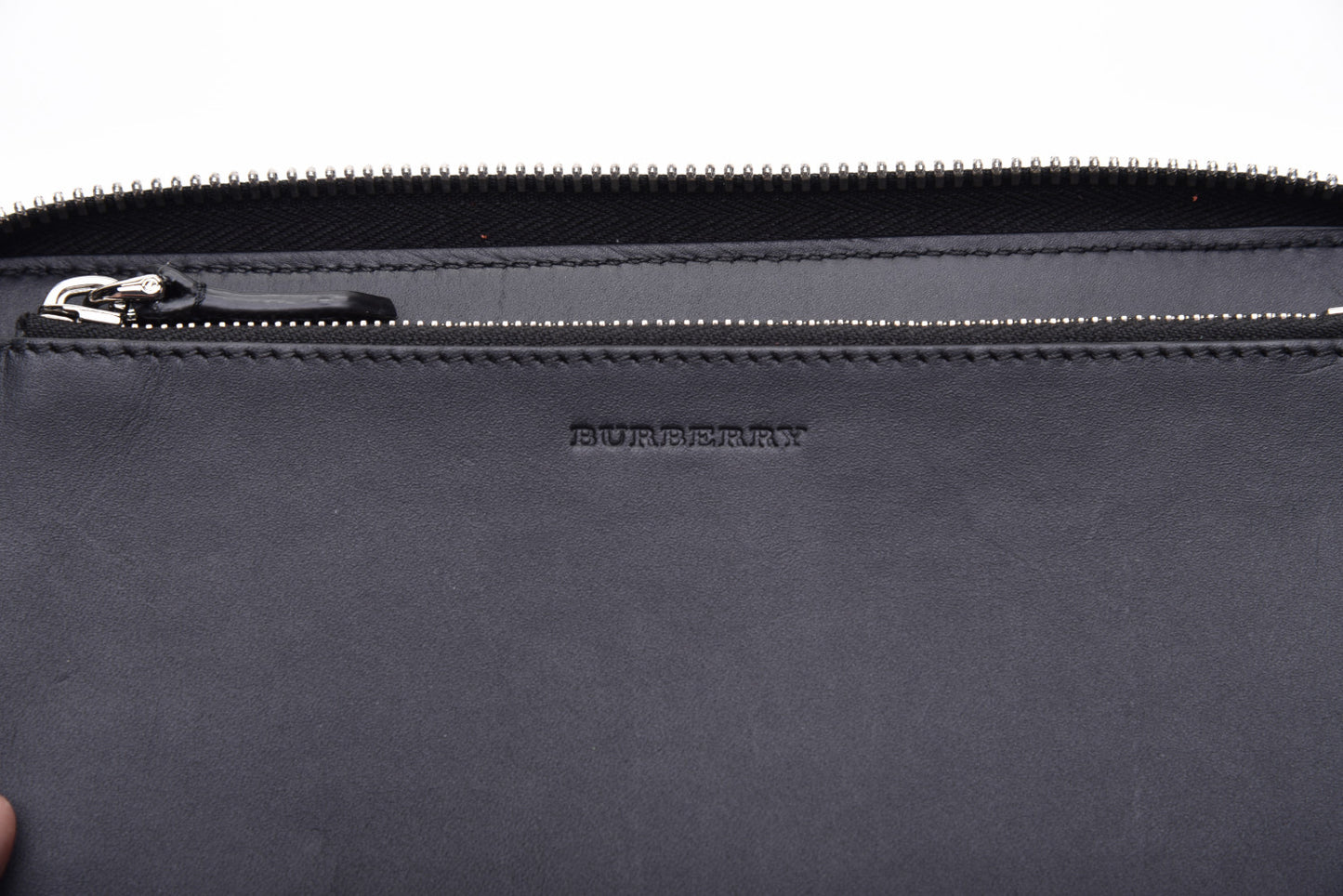 Coated Canvas Printed Organizer Wallet Black