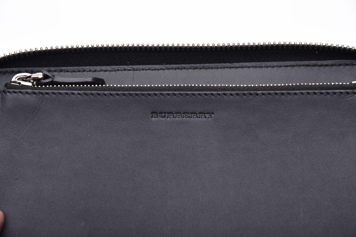 Burberry Coated Canvas Printed Organizer Wallet Black 7 of 7