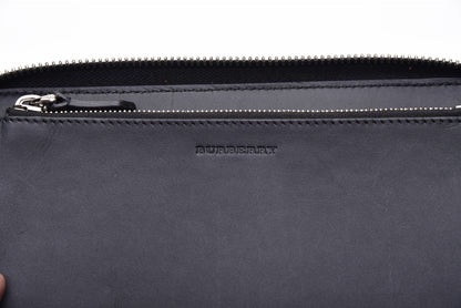 Burberry Coated Canvas Printed Organizer Wallet Black 7 of 7