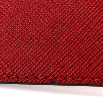 Prada Saffiano Travel Brique Crossbody Messenger Bag Fuoco 12 of 13