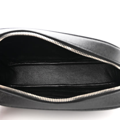 Saint Laurent Grain De Poudre Matelasse Monogram Mini Lou Camera Bag Black 5 of 9