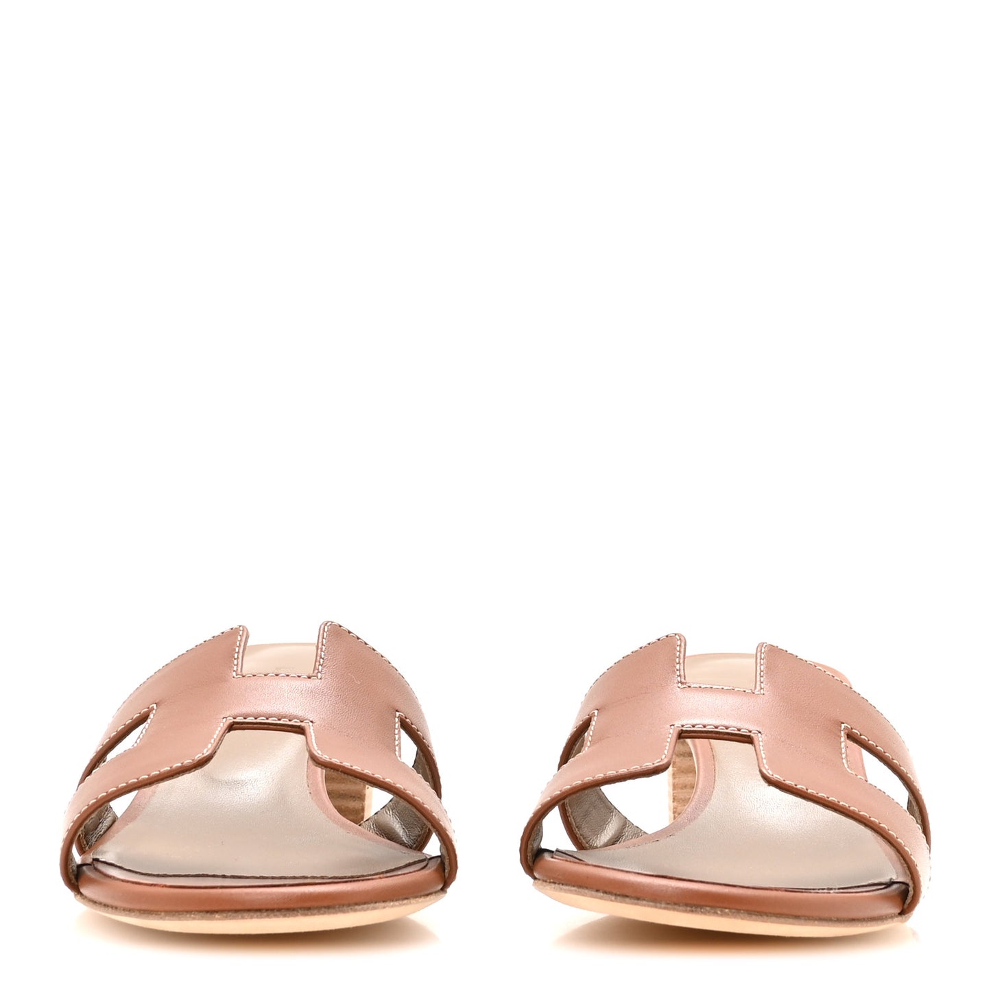 Calfskin Oasis Sandals 36.5 Gold