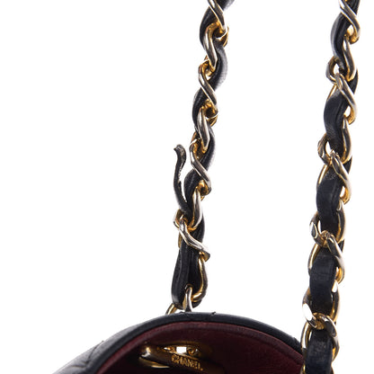 Chanel Lambskin Quilted Shopping Tote Black 12 of 13