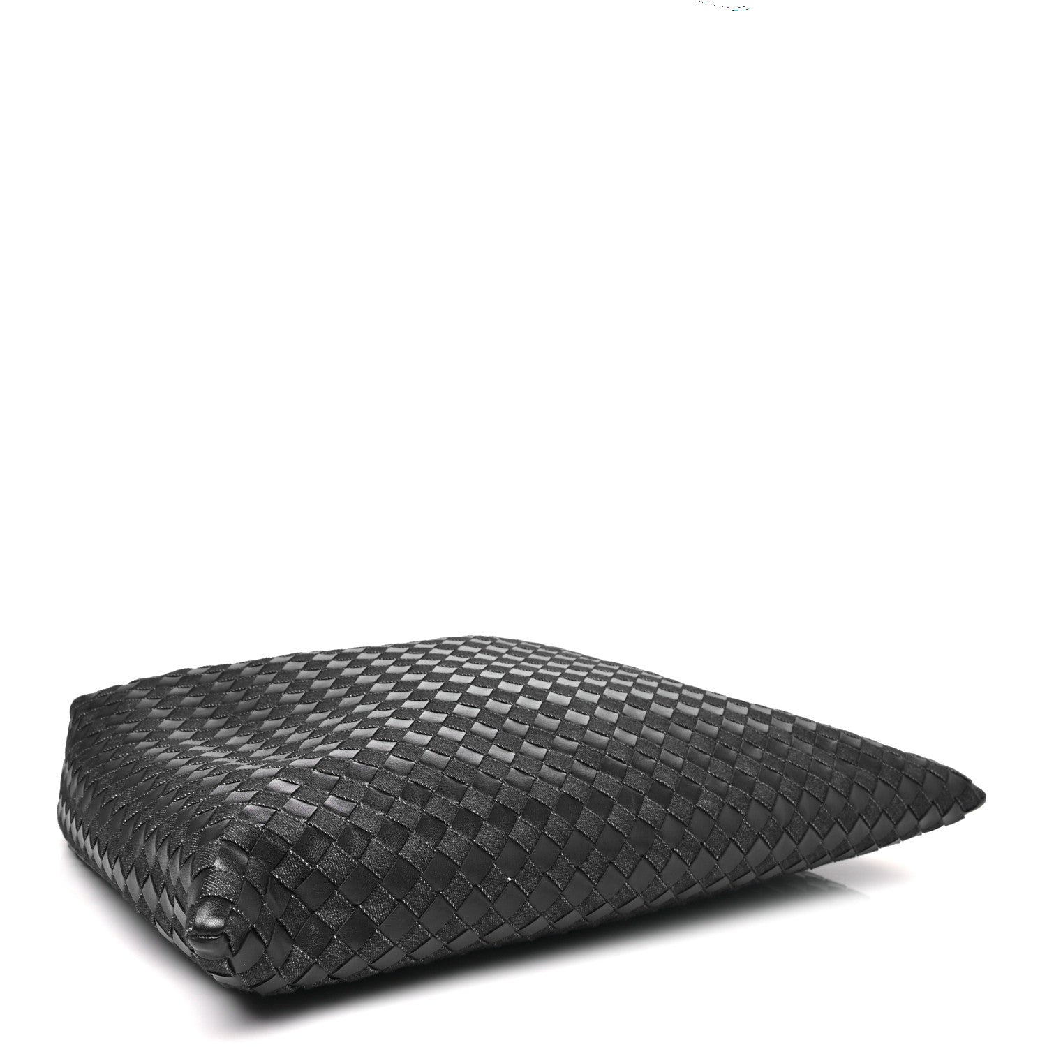 Bottega Veneta Denim Calfskin Intrecciato Large Hop Abyss Indigo 3 of 9