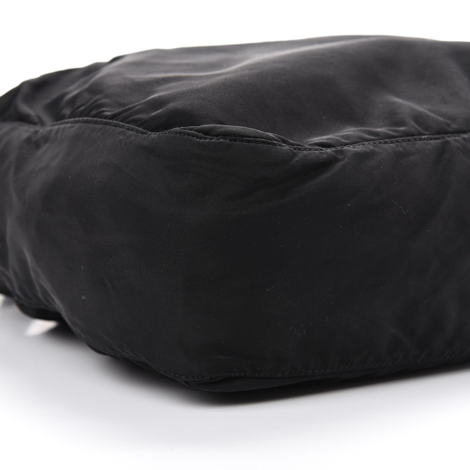 Prada Nylon Flat Messenger Bag Black 8 of 14