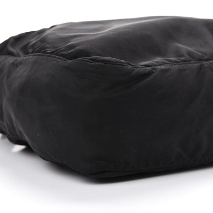 Prada Nylon Flat Messenger Bag Black 8 of 14