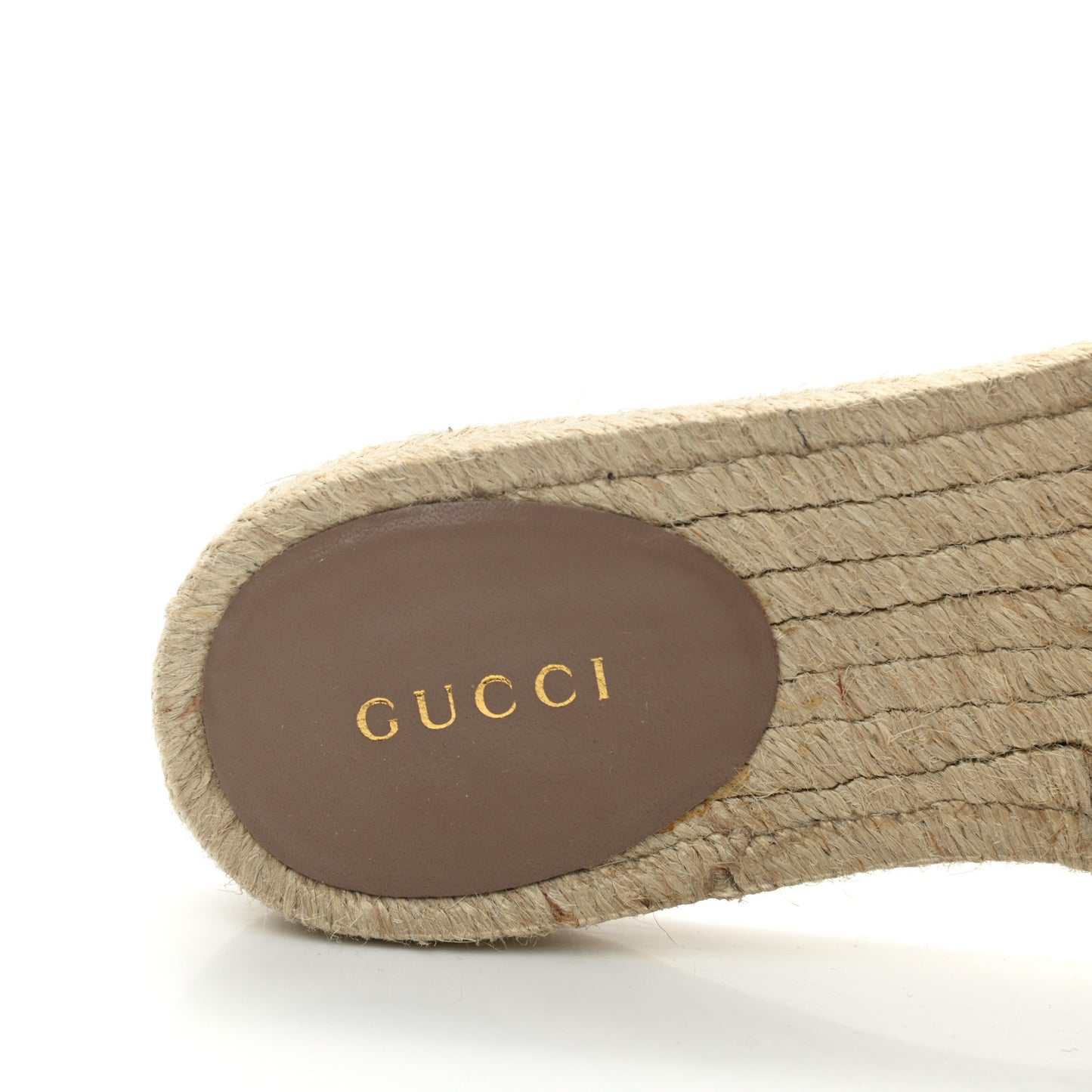 Nappa Matelasse GG Marmont Espadrille Slide Sandals 37 Porcelain Rose