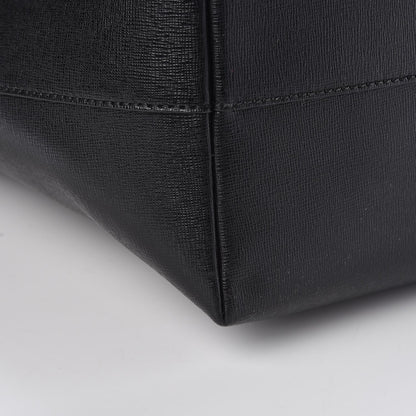 Fendi Vitello Elite Cuoio Monster Buggies Medium Roll Tote Black Multicolor Blue Cobalto 9 of 11