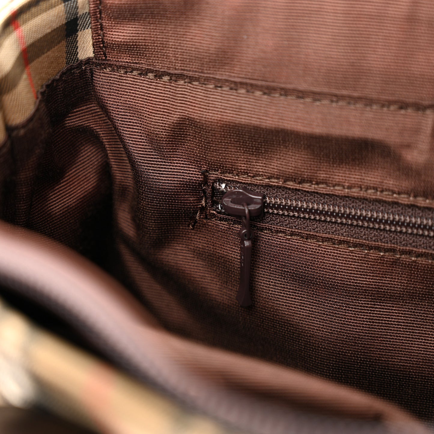 Canvas House Check Mini Tote Black