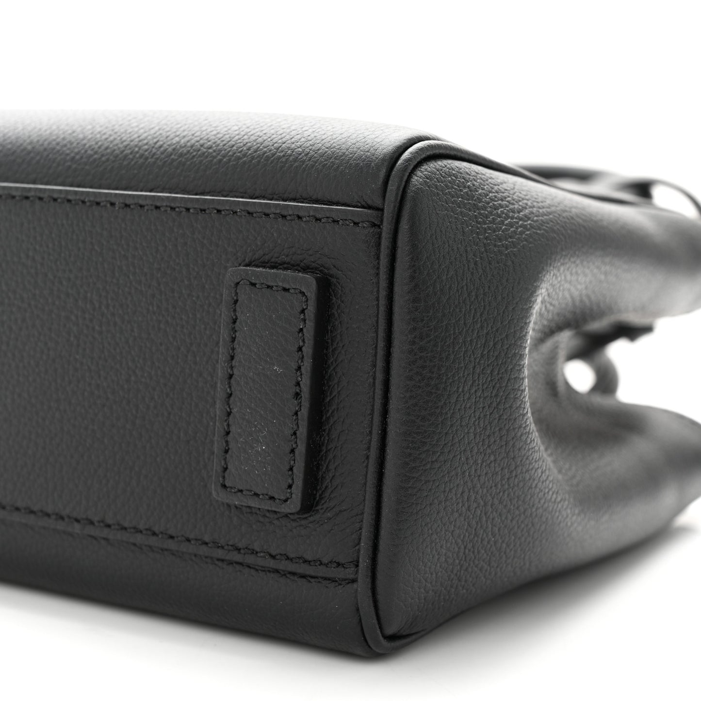 Grained Calfskin Small La Medusa Tote Bag Black