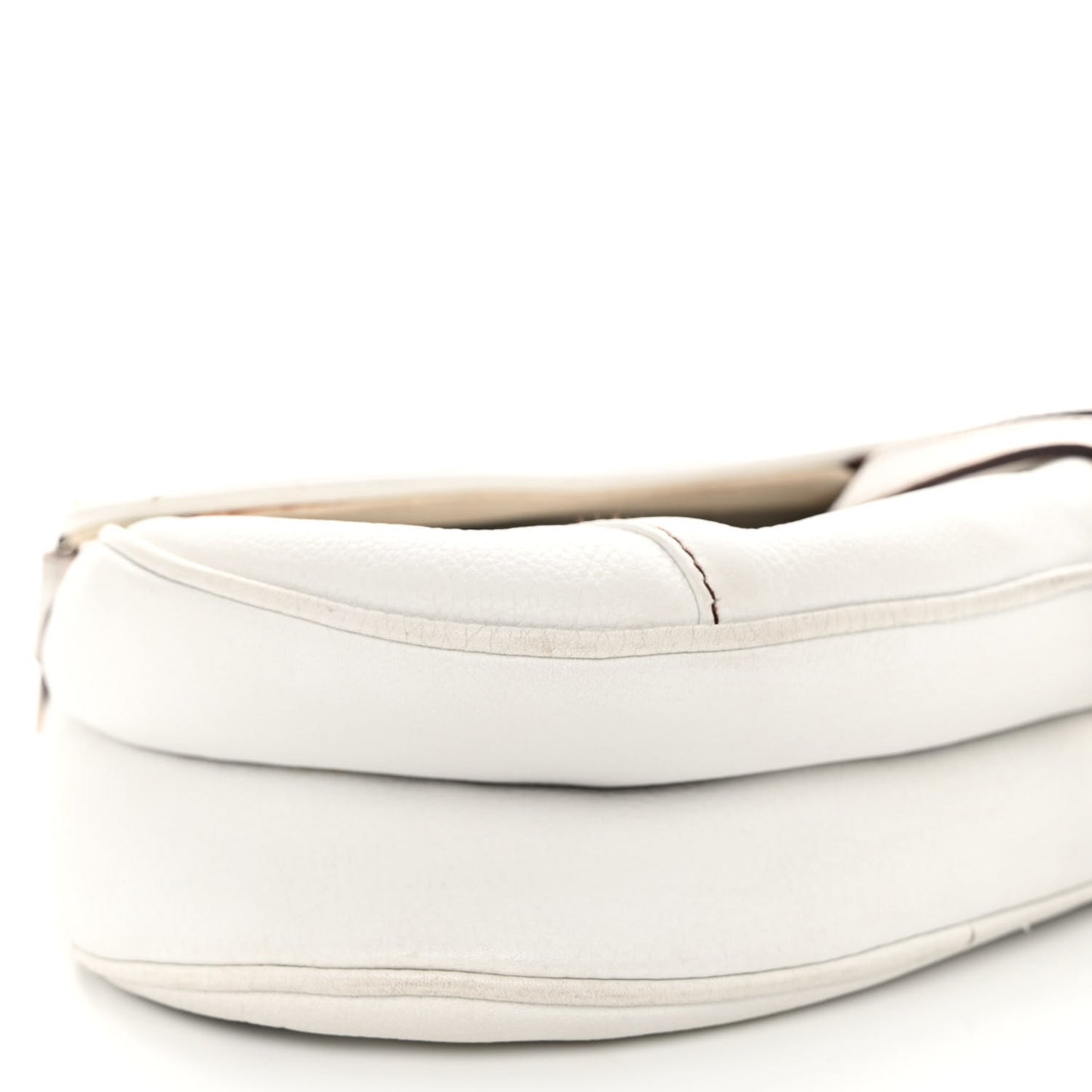 Calfskin Saddle Bag White