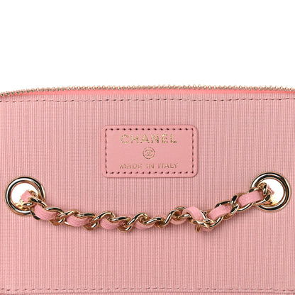 Chanel Caviar Quilted Small Vanity Case With Chain Pink 6 of 9