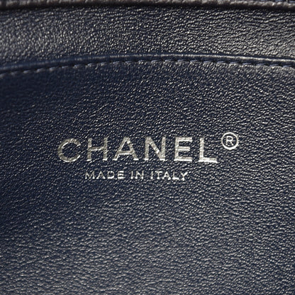 Chanel Caviar Clutch with Chain Flap Navy Blue 6 of 8