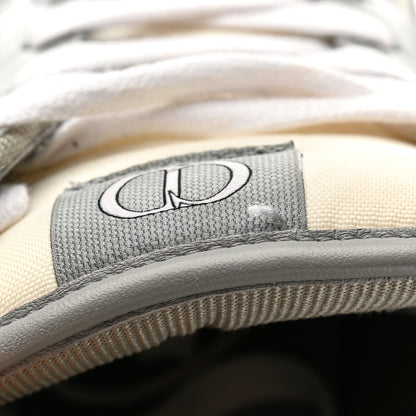 Christian Dior Smooth Calfskin Jacquard Oblique Mens B27 Low Top Sneakers 43 Beige Blue 10 of 15