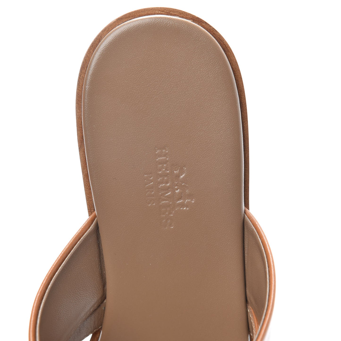 Calfskin Claire Sandals 37 Gold