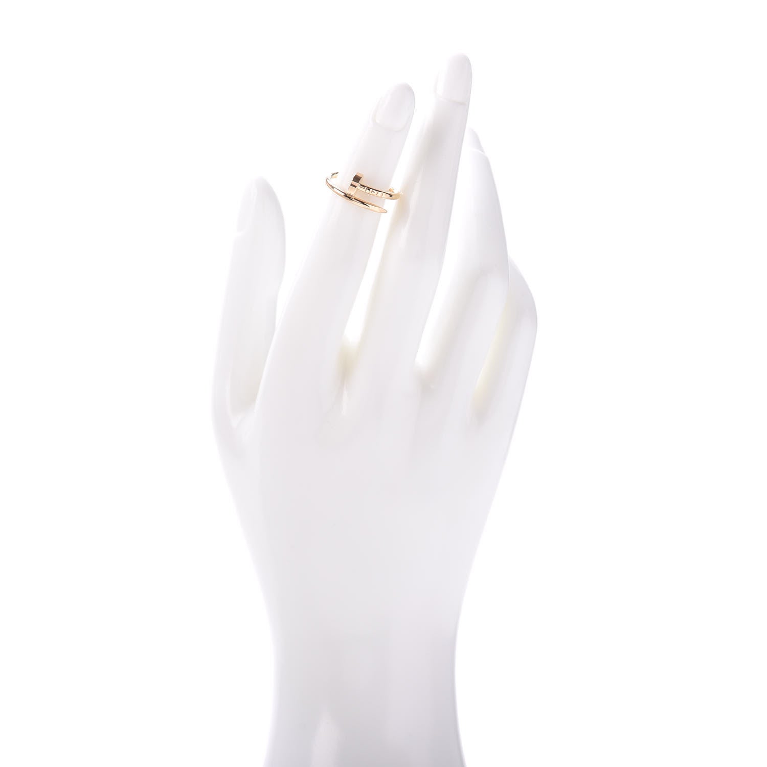 Cartier 18K Yellow Gold Small Juste Un Clou Ring 47 4 2 of 5