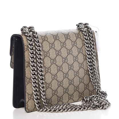 Gucci GG Supreme Monogram Mini Dionysus Shoulder Bag Black 3 of 14